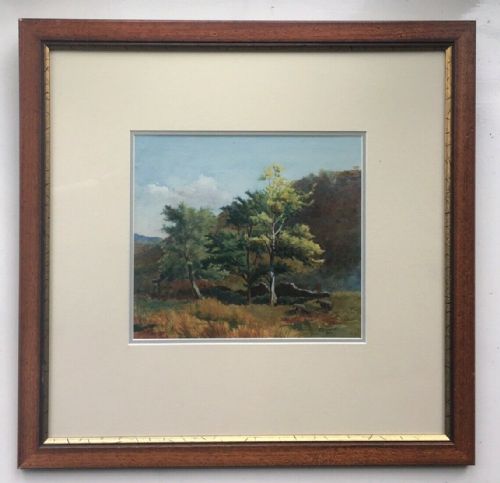 J.r.g. Exley R.e. Signed Original Watercolour Painting, Rombalds Moor Nr Skipton