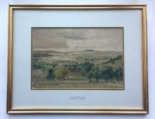 fig 1. Attributed to Leonard Russell Squirrell Original Antique Watercolour Painting
