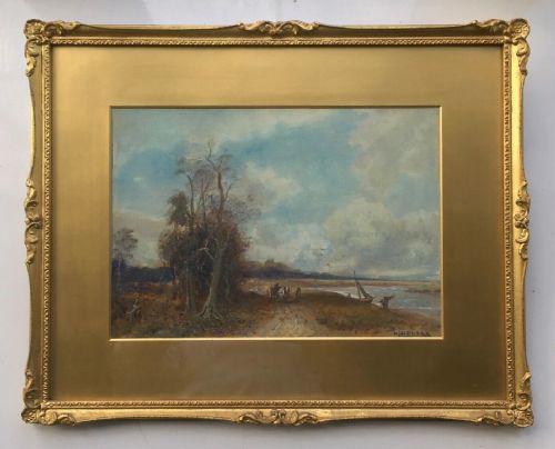 William Manners Rba (1865-1940) "Near Westmorland" Original Signed Framed Watercolour Painting