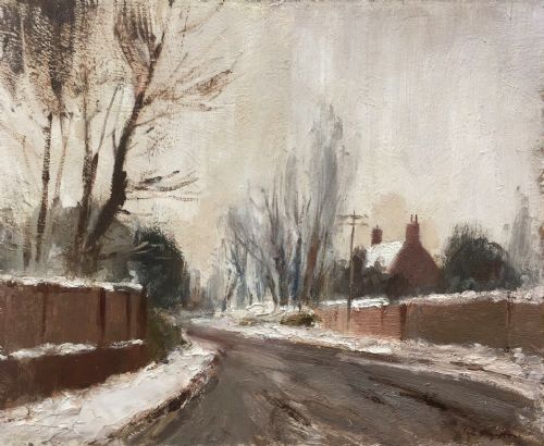 fig 1. Ian Houston Signed 1966 Original Oil Painting on Board