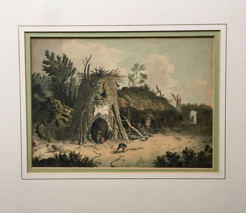 fig 1. English School c1840 Antique Original Watercolour Painting