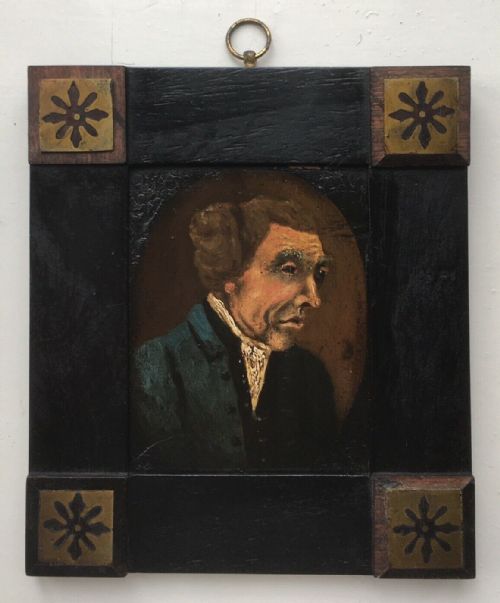 Portrait English Gentleman Whickham Parish Clerk County Durham Original Antique Oil Painting