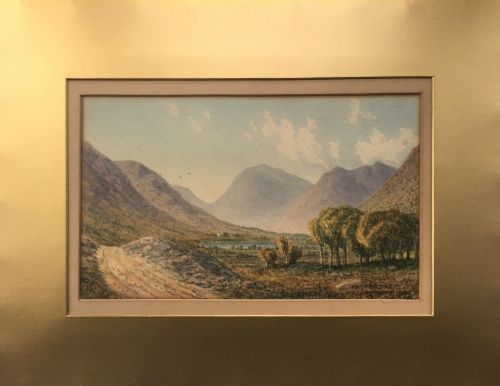 fig 1. W T Longmire Dated 1900 Signed Watercolour Painting Patterdale Cumbria Landscape
