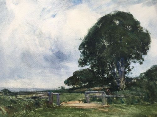 John Maclauchlan Milne Rsa Scottish Signed Original Antique Watercolour Painting