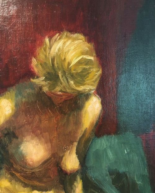 fig 2. Original Oil Painting titled