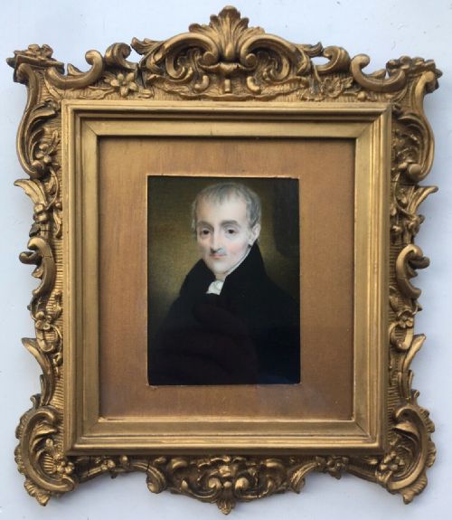 English School Original Framed Antique Oil Painting Portrait Study of Gentleman