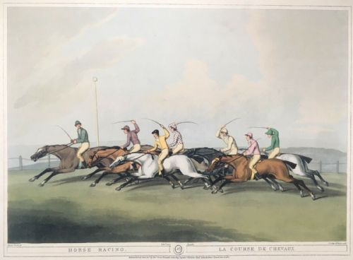 After Samuel Howitt No 2 Horse Racing La Course De Chevaux Antique Engraving Print