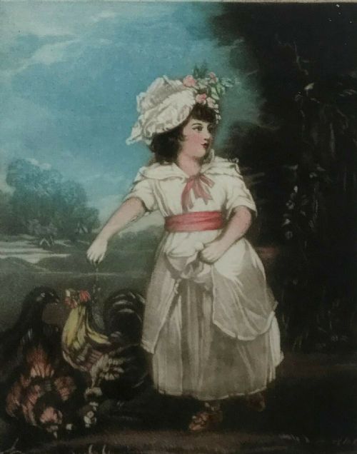 fig 2. EM Hester after Joshua Reynolds Original Ltd Edition Pencil Signed Framed Mezzotint 'Lady Catherine Clinton'