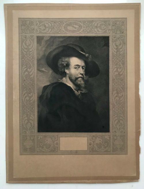 fig 1. After Peter Paul Rubens Antique Engraving by William Thomas Roden Untitled Proof