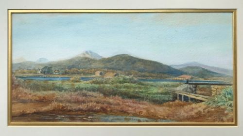 Waller Hugh Paton Rsa Rsw 1882 Signed Original 19th Century Antique Watercolour Painting Scottish Highland Landscape