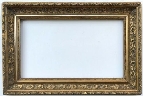Reclaimed Antique Picture Frame Free UK P&p Fit Image (Rebate) 43x26 Cm Ref 1077