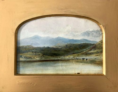fig 1. Circle of Clarence Henry Roe Highland Loch Scene Original 19th Century Antique Oil Painting Scottish Landscape