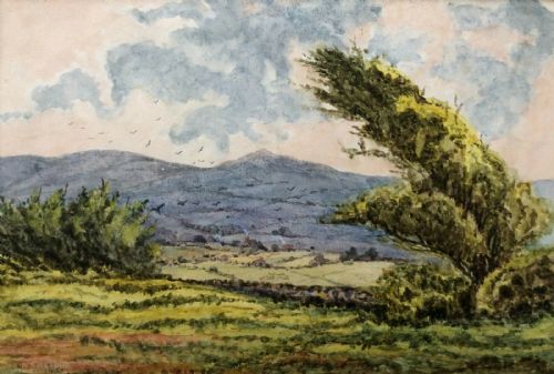 Harold Sutton Palmer Rba Ri Original Early 20th Century Antique Watercolour Painting English Landscape