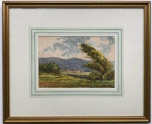 fig 1. HAROLD SUTTON PALMER RBA RI Original early 20th Century Antique Watercolour Painting English Landscape