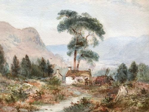 W Appleton Signed Original Late 19th Century Antique Welsh Landscape Watercolour Painting Betws Y Coed Wales
