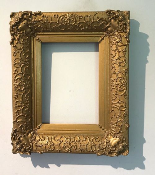 Antique Reclaimed Picture Frame Fit Image Rebate Size 23.5 X 17 Cm Ref 1080