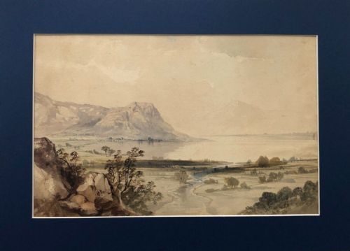 fig 1. Attributed to James Baker Pyne Original 19th Century Antique Watercolour Painting Scottish Island Highland Landscape