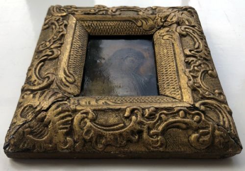 fig 1. After Louis de Morales 1509-1586 Spanish Ecce Homo JESUS Original Oil Painting on Copper Plate Religious Icon Portrait