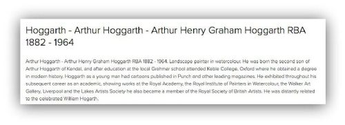 fig 1. Arthur Henry Graham Hoggarth RBA Original early 20th Century Pencil Drawing of Ludlow Castle English Landscape 
