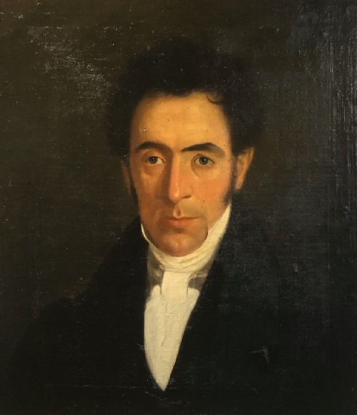 fig 1. Scottish School Original circa 19th Century Antique Oil Painting Canvas on Board Portrait of a Victorian Gentleman