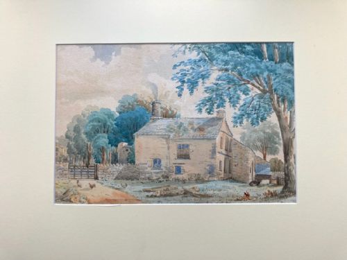 fig 1. W T Longmire 1867 Signed Original 19th Century Antique Watercolour Painting The Green Bowness on Windermere Cumbria Landscape English Lake District