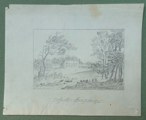 18 X ORIGINAL CIRCA 1818 ANTIQUE PENCIL DRAWING SKETCHES HAMPSHIRE BRITISH EARLY 19TH CENTURY LANDSCAPES - ADDITIONAL PHOTO 7