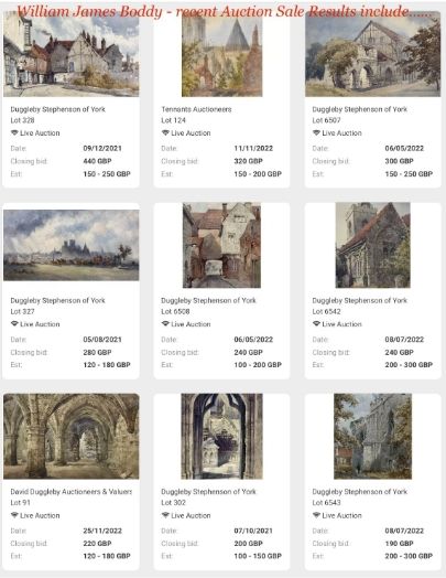 WILLIAM JAMES BODDY ORIGINAL LATE 19TH CENTURY ANTIQUE WATERCOLOUR PAINTING WALMGATE BAR IN YORK BRITISH HISTORICAL CITYSCAPE - ADDITIONAL PHOTO 3