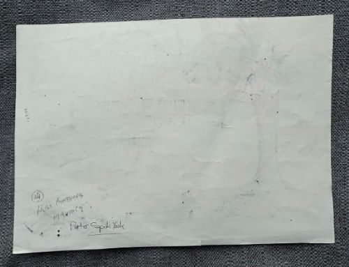 PETER SPINK 1959 ORIGINAL VINTAGE INK DRAWING OF HILLS BOATYARD RIVER OUSE YORK - ADDITIONAL PHOTO 5