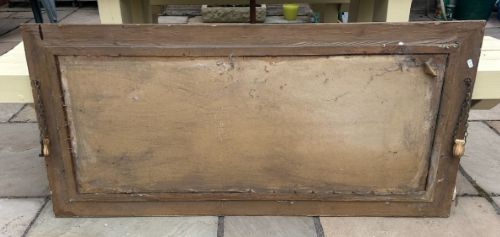 LARGE SIGNED ORIGINAL ANTIQUE OIL PAINTING ON BOARD OF HIGHLAND COTTAGE LANDSCAPE SCENE 2 - ADDITIONAL PHOTO 9
