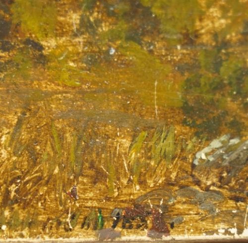 JOHN DEARMAN ORIGINAL ANTIQUE SIGNED OIL PAINTING BROTHERS WATER WESTMORELAND - ADDITIONAL PHOTO 8
