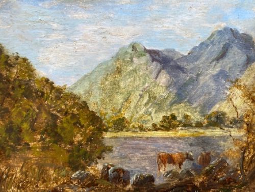 JOHN DEARMAN ORIGINAL ANTIQUE SIGNED OIL PAINTING BROTHERS WATER WESTMORELAND - ADDITIONAL PHOTO 10