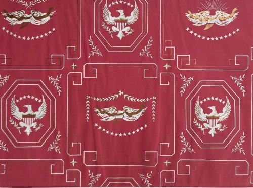 Schumacher & Co America Federalist Vintage Custom Hand Printed Wallpaper Gramercy