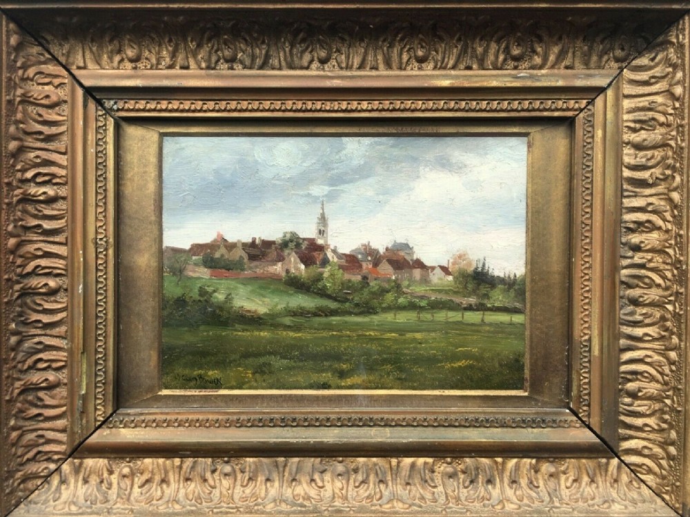 Owen Bowen Signed Original Oil Painting Yorkshire Dales Village Landscape 2 