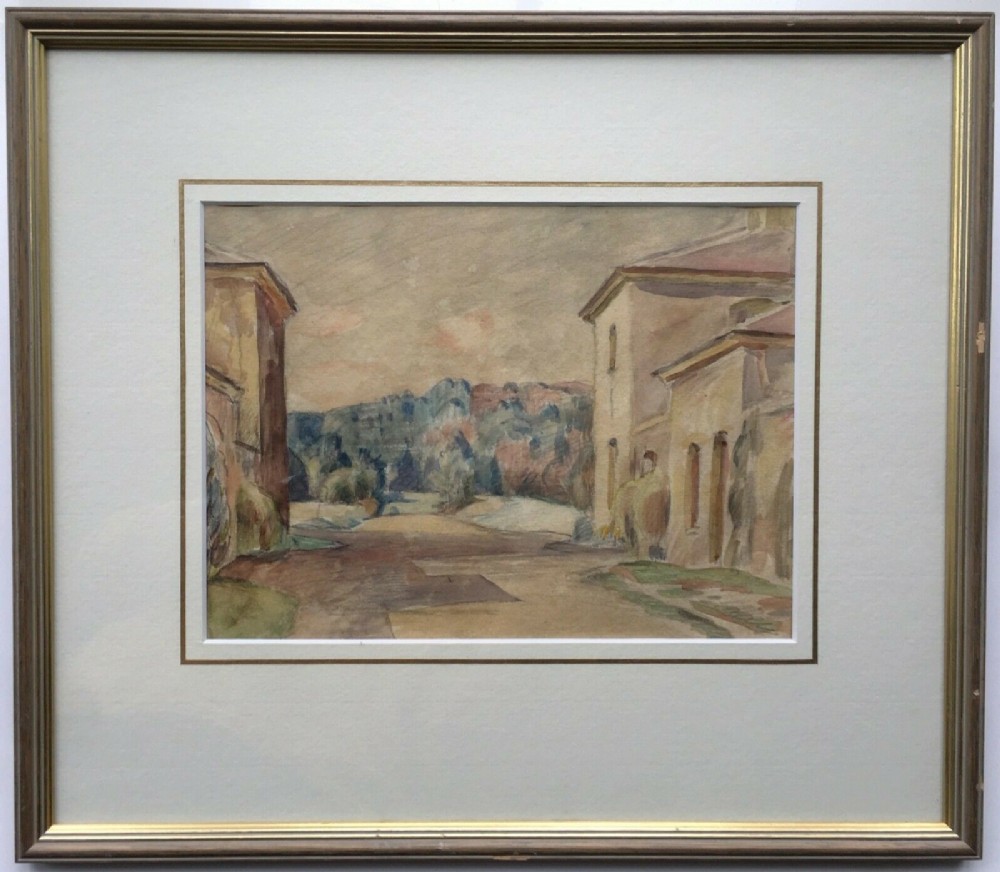 WILLIAM BERNARD ADENEY c1930 Original Watercolour Painting South of France
