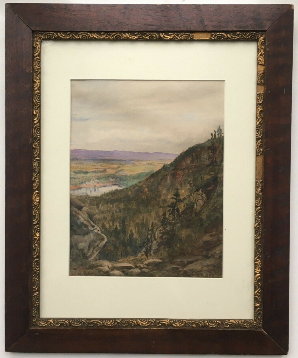 Waller Hugh Paton RSA original Antique 19th Century Scottish Watercolour Painting Highland landscape