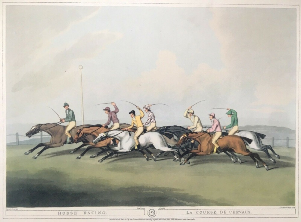 After Samuel Howitt No 2 Horse Racing La Course De Chevaux Antique Engraving Print