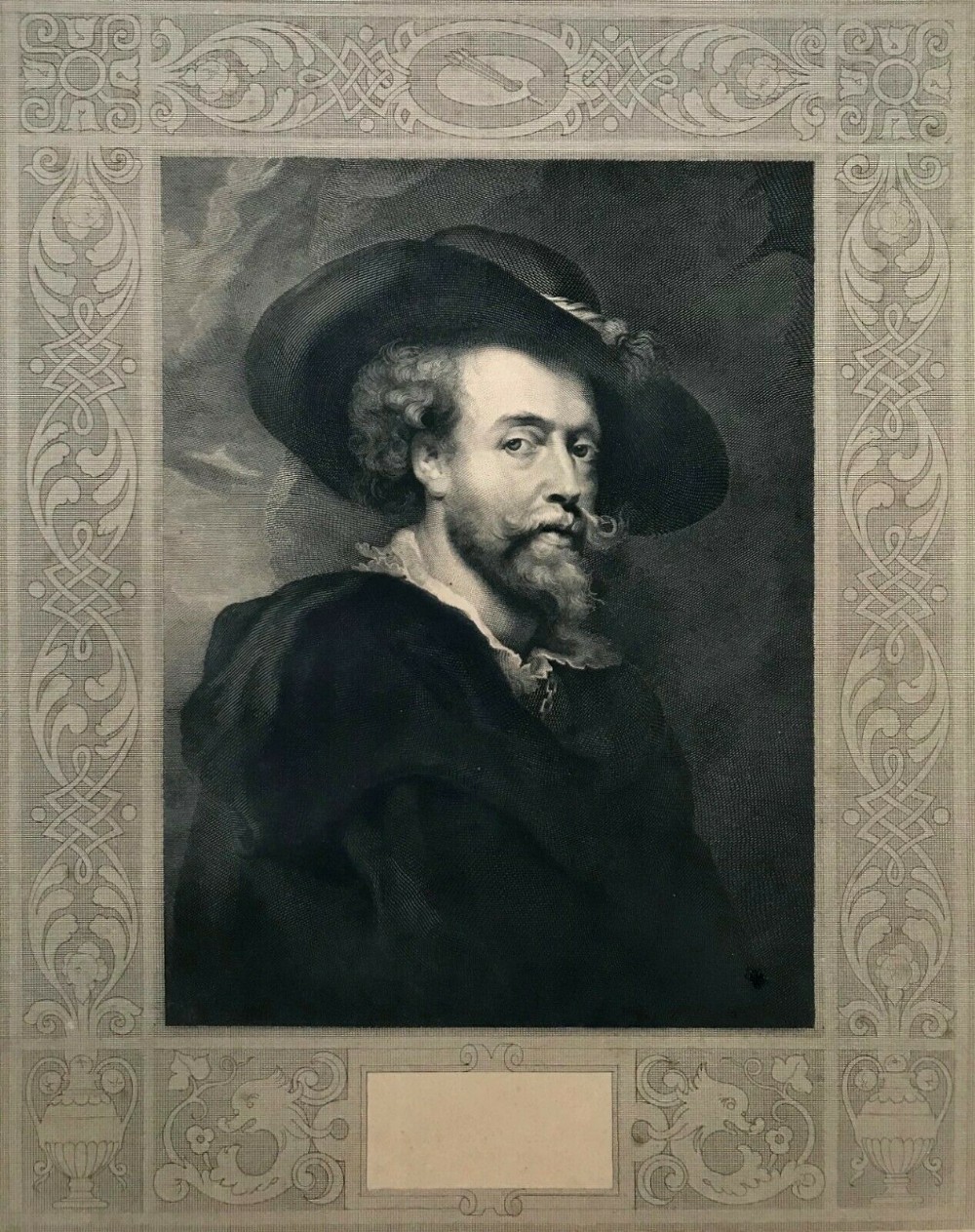 After Peter Paul Rubens Antique Engraving by William Thomas Roden Untitled Proof
