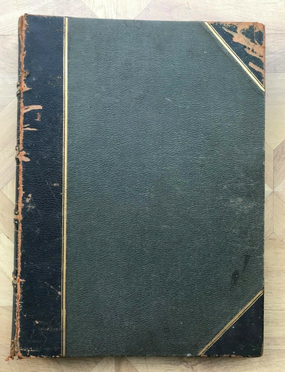 Antique Victorian Album of Original Watercolour Landscape Paintings & Photographs