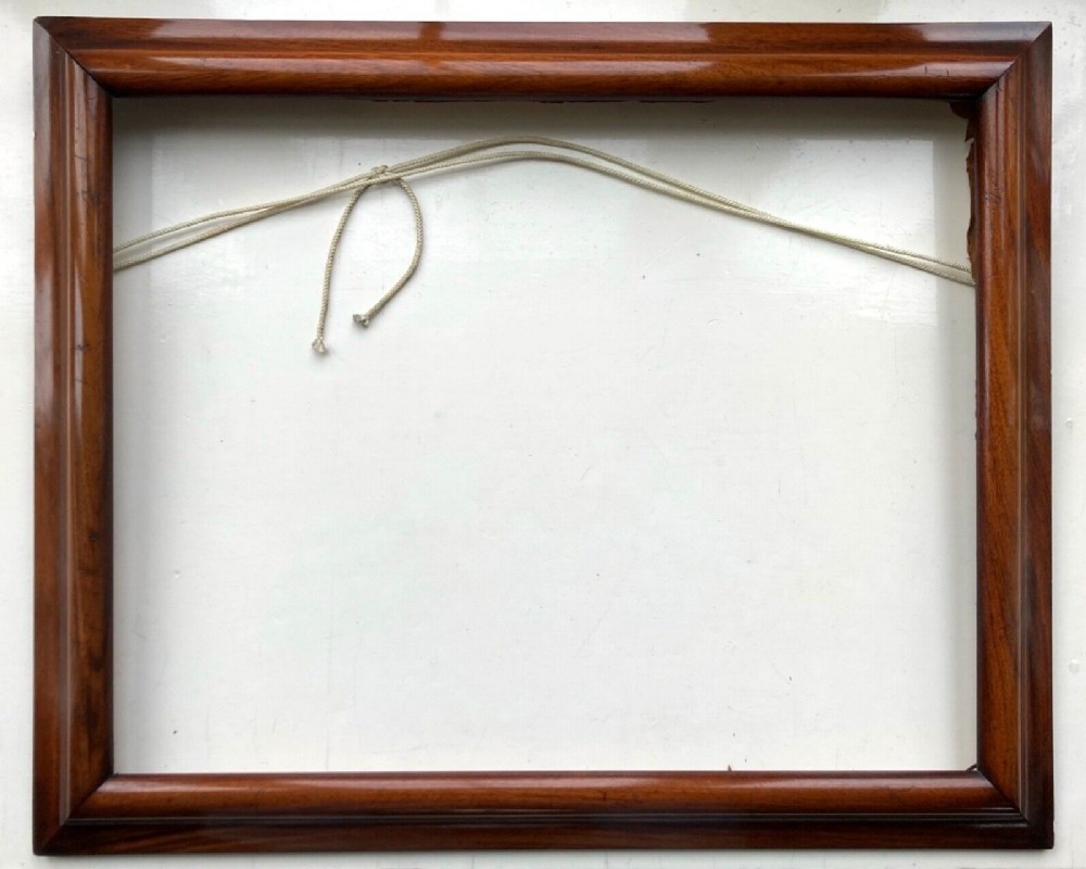 Original Antique Mahogany Wood Picture Painting Art Frame Internal Rebate 53 x 41 cm ref 1091