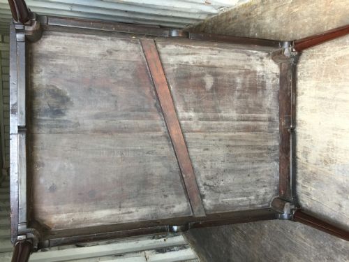 A GOOD 19TH C MAHOGANY GEORGIAN STYLE DINING OR CENTER TABLE - ADDITIONAL PHOTO 3