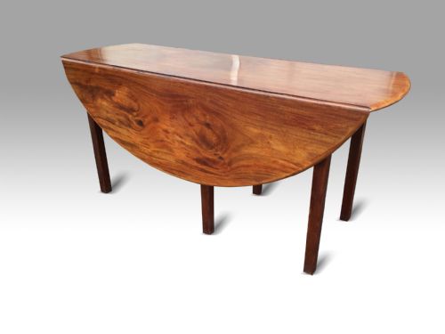 A SUPERB LATE 18TH CENTURY IRISH MAHOGANY WAKE TABLE - ADDITIONAL PHOTO 1