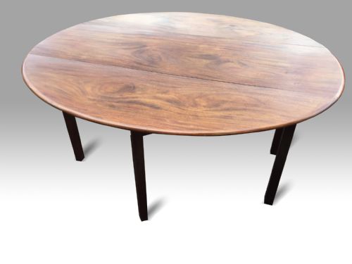 A SUPERB LATE 18TH CENTURY IRISH MAHOGANY WAKE TABLE - ADDITIONAL PHOTO 4