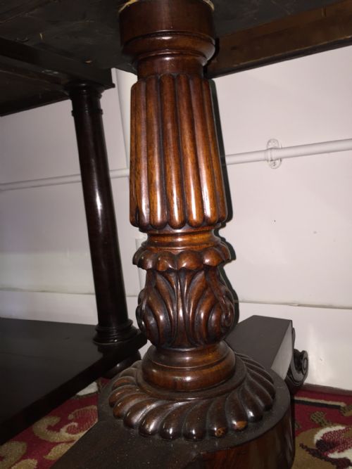 WILLIAM IV ROSEWOOD LIBRARY TABLE - ADDITIONAL PHOTO 2