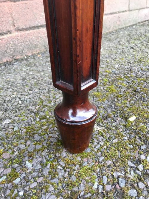 SUPERB LATE 18TH CENTURY GEORGE III PERIOD BOWFRONT SERVING OR CONSOLE TABLE - ADDITIONAL PHOTO 7