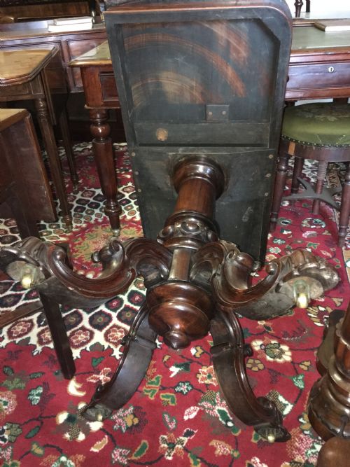 FINE WILLIAM ROSEWOOD TOL TEA TABLE - ADDITIONAL PHOTO 2