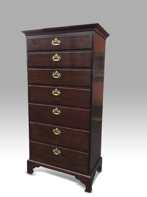 A SUPERB MID 18TH C IRISH MAHOGANY TALLBOY - ADDITIONAL PHOTO 2