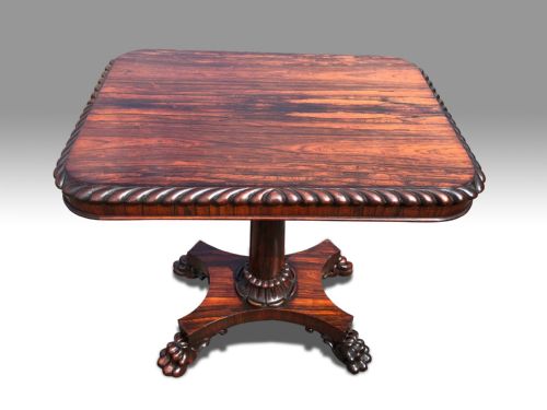 a superb regency rosewood occasional table in the manner of gillows - CATEGORY: ANTIQUE TABLES - DATED REGENCY