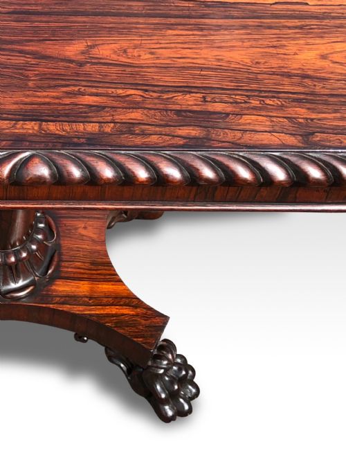 A SUPERB REGENCY ROSEWOOD OCCASIONAL TABLE IN THE MANNER OF GILLOWS - ADDITIONAL PHOTO 4