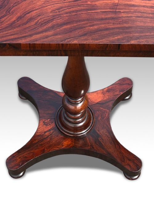 A WONDERFUL MID 19TH CENTURY ROSEWOOD OCCASIONAL OR WINE TABLE - ADDITIONAL PHOTO 3