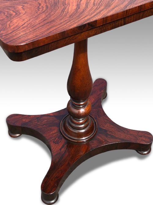 A WONDERFUL MID 19TH CENTURY ROSEWOOD OCCASIONAL OR WINE TABLE - ADDITIONAL PHOTO 4